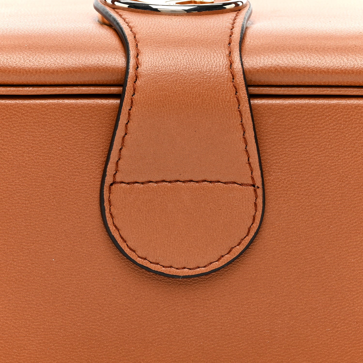 Lanvin Lambskin Bento Bag Shoulder Bag Earth 7 of 9