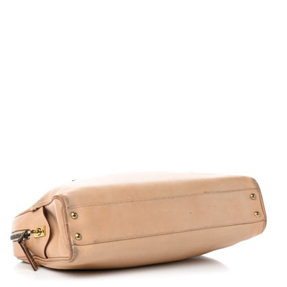 Gucci Calfskin Tote Bag Beige 3 of 11