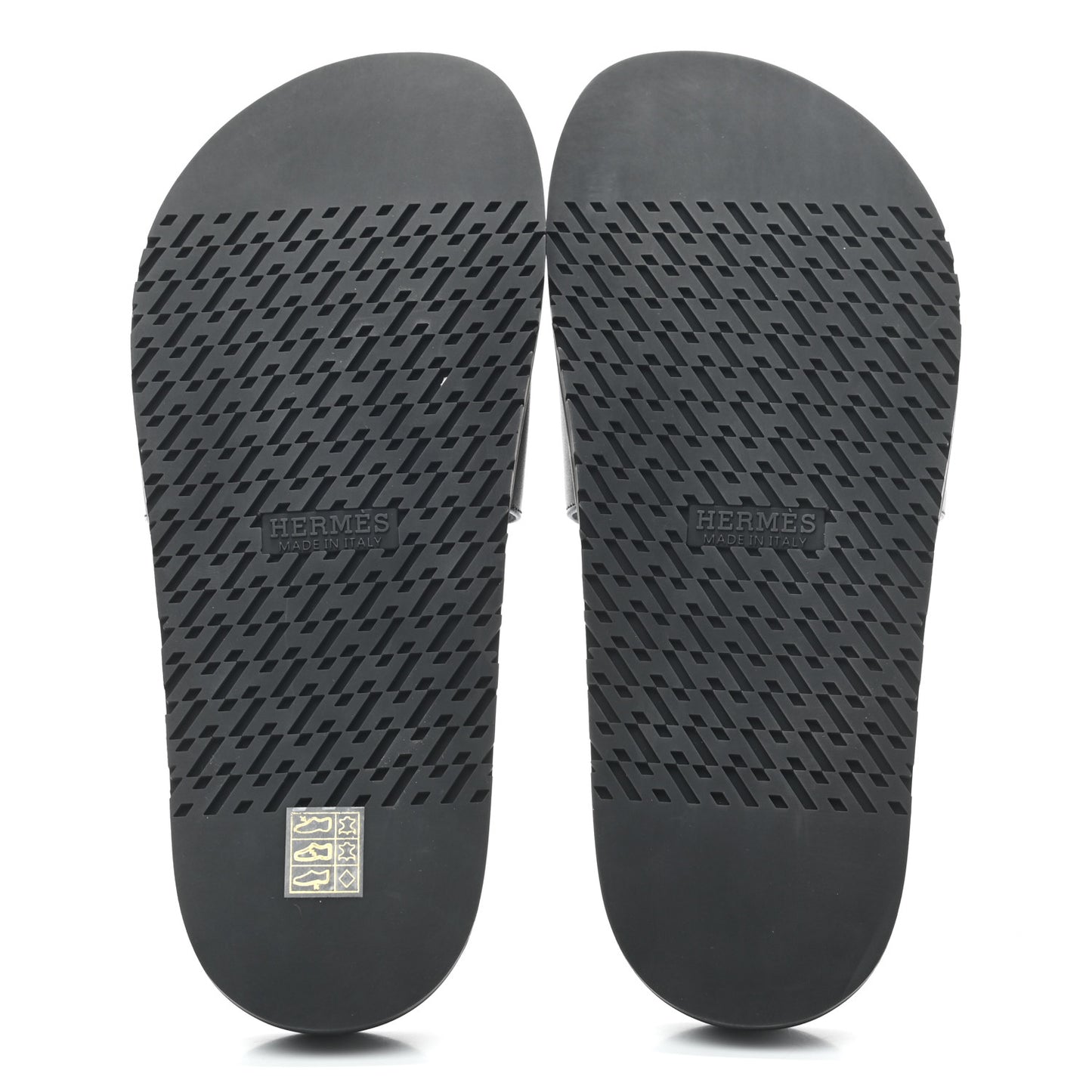 Calfskin Mens Biarritz Sandals 43 Black