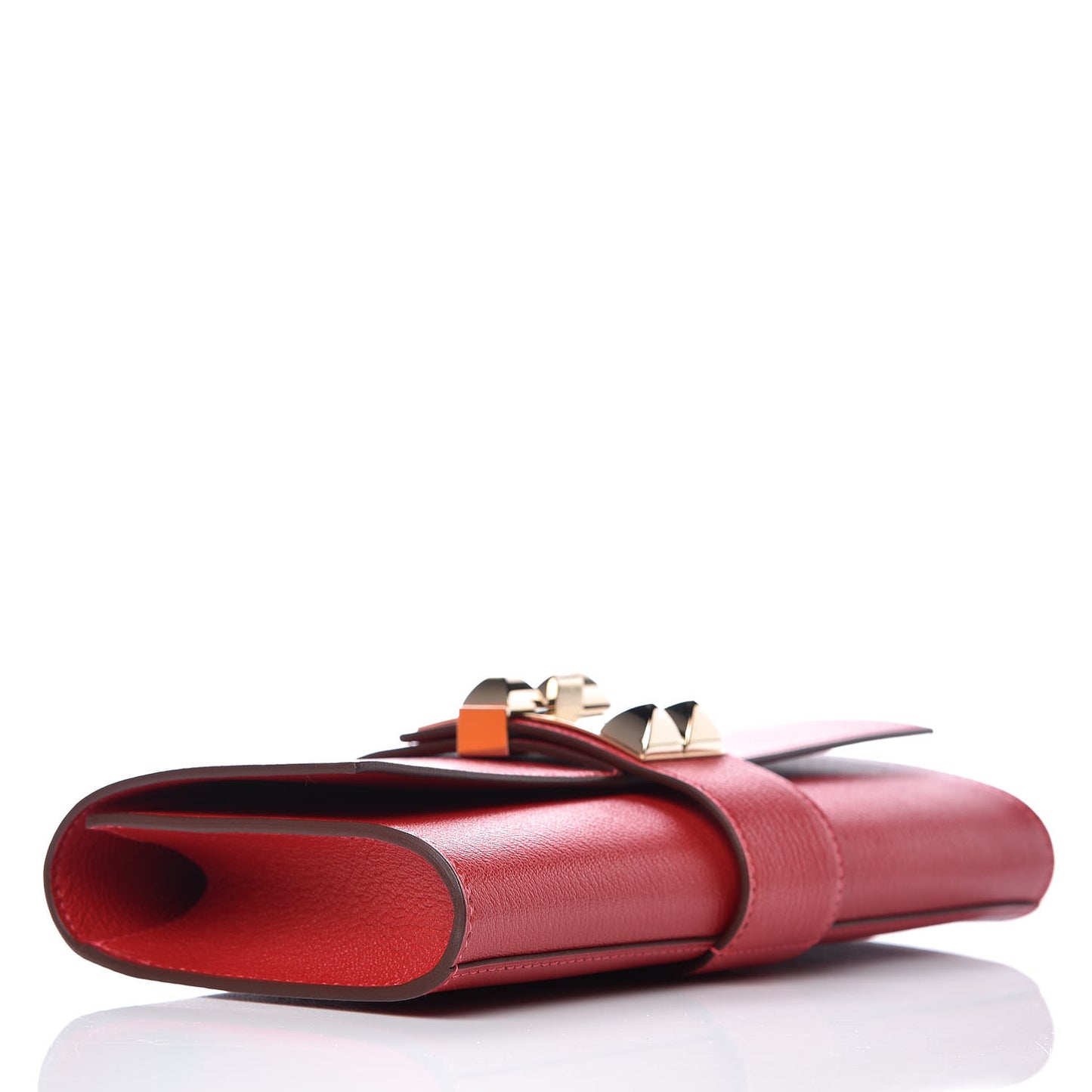 Chevre Mysore Medor 23 Clutch Rouge Casaque