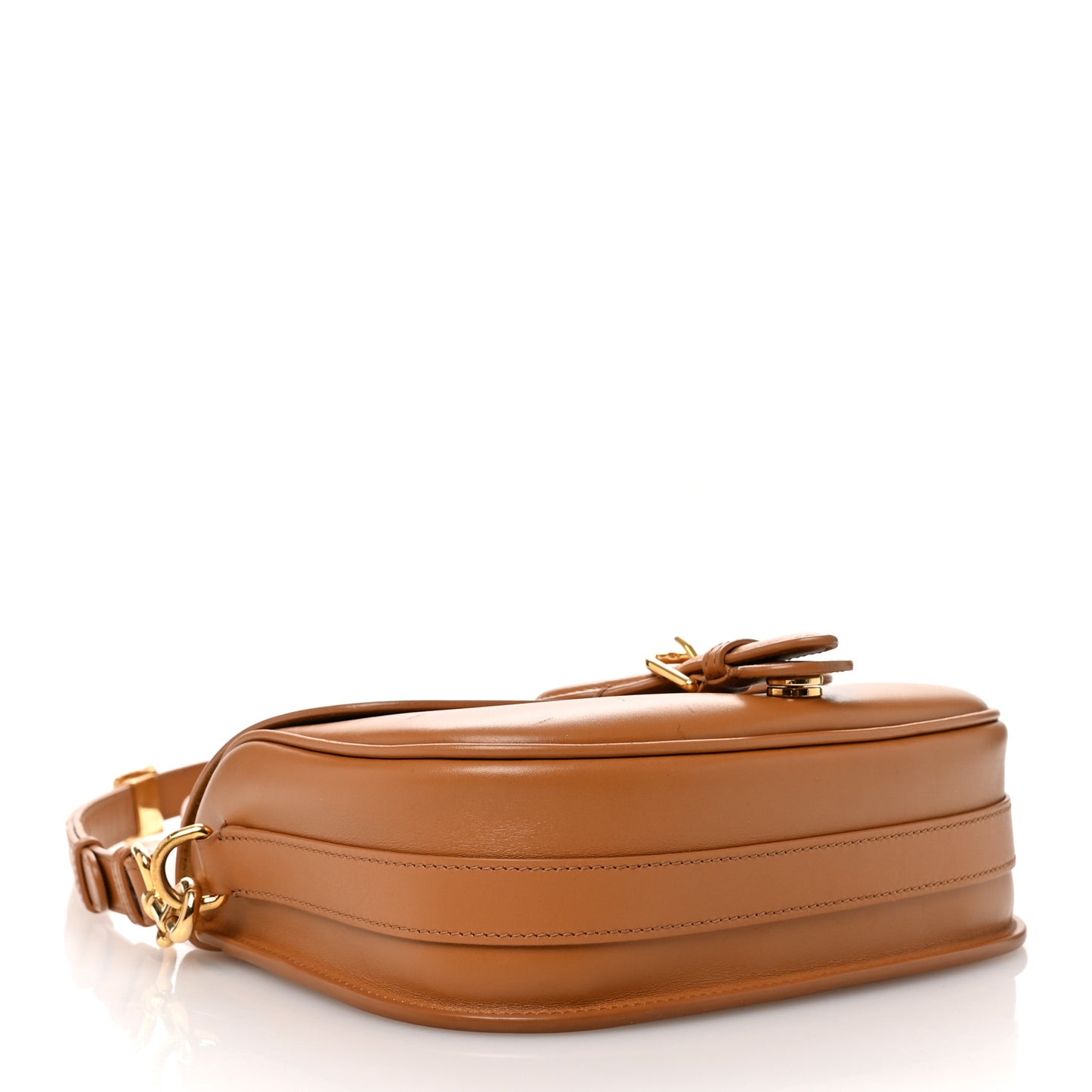 Box Calfskin Medium Bobby Flap Camel