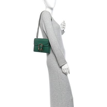 Gucci Calfskin Mini Dionysus Shoulder Bag Emerald 2 of 11