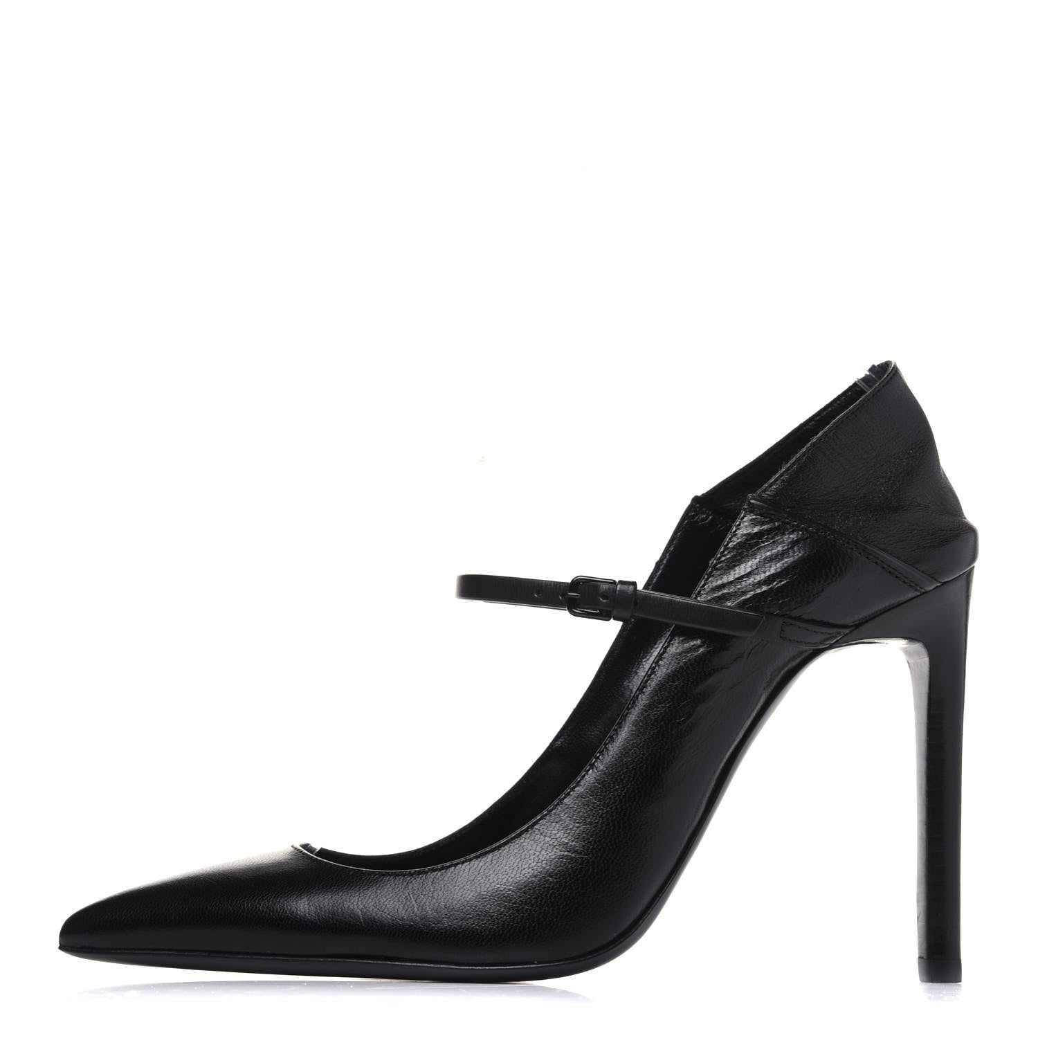 Saint Laurent Nappa Majorelle 105 Pumps 36 Black 1 of 10