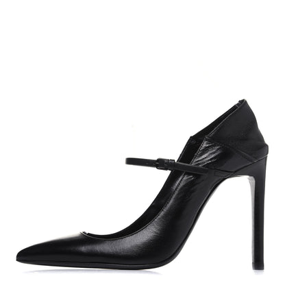 Saint Laurent Nappa Majorelle 105 Pumps 36 Black 1 of 10