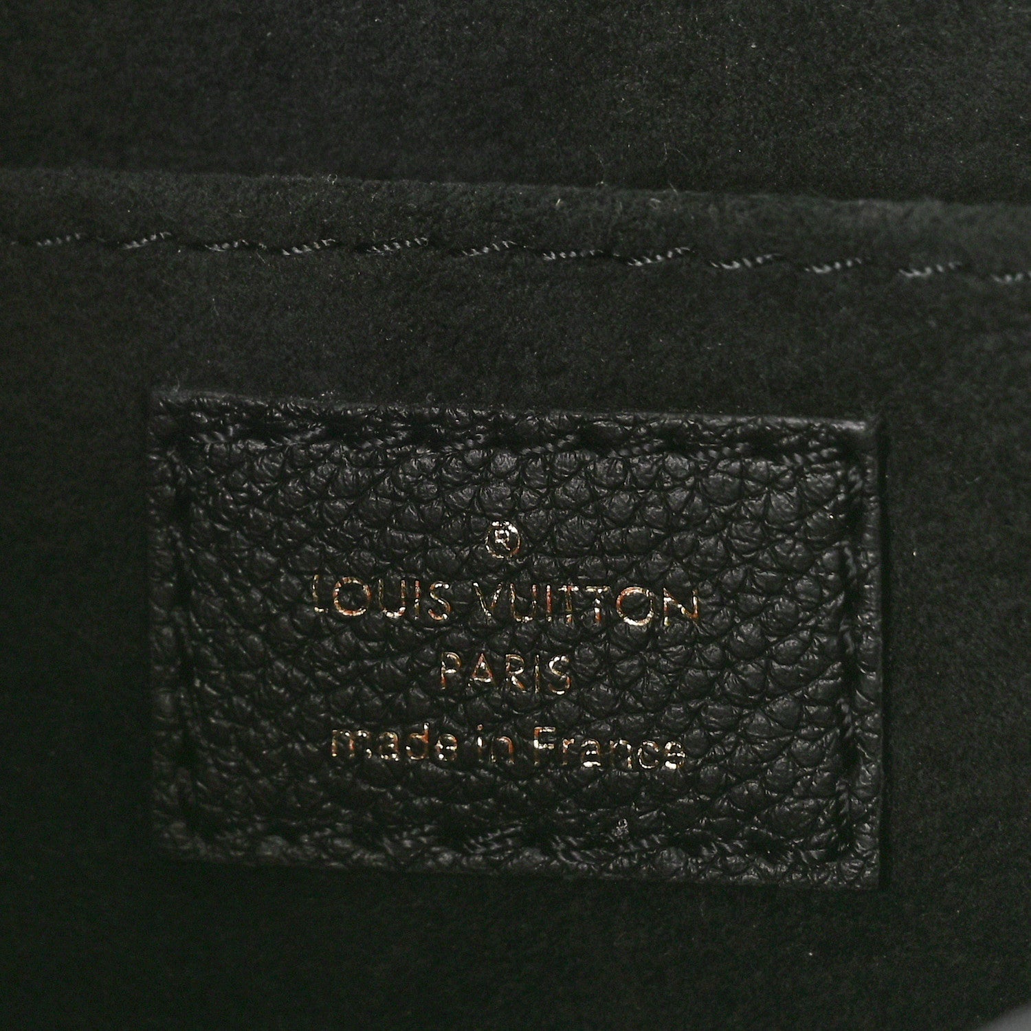 Louis Vuitton Empreinte Monogram Giant Petit Sac Plat Black 6 of 8