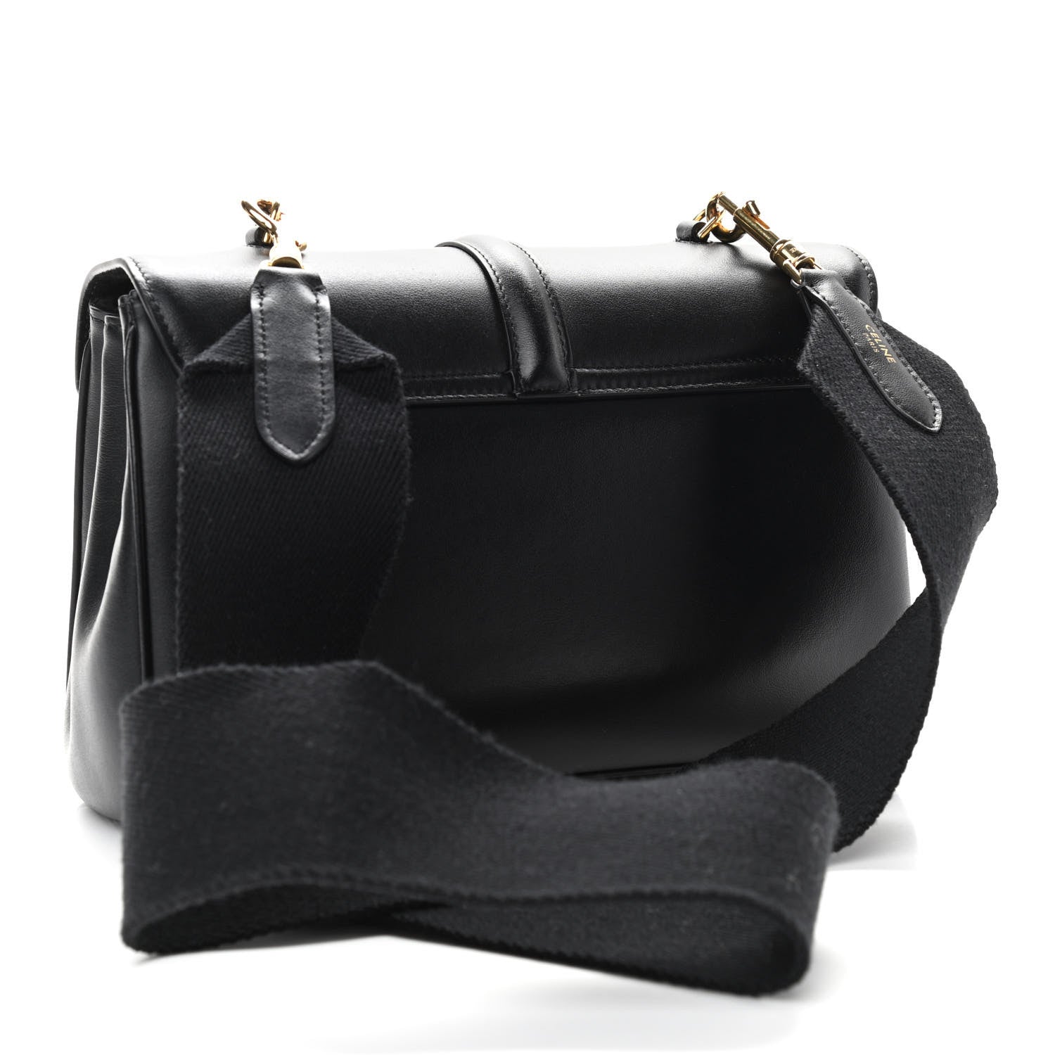 Celine Smooth Calfskin Teen 16 Crossbody Bag Black 3 of 12