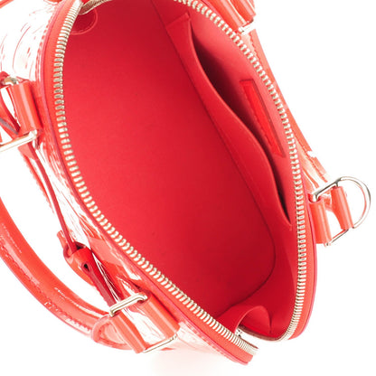 Louis Vuitton Vernis Rayures Alma BB Poppy 5 of 6