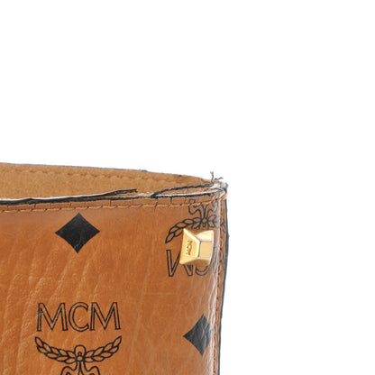MCM Visetos Shopper Tote Cognac 18 of 21