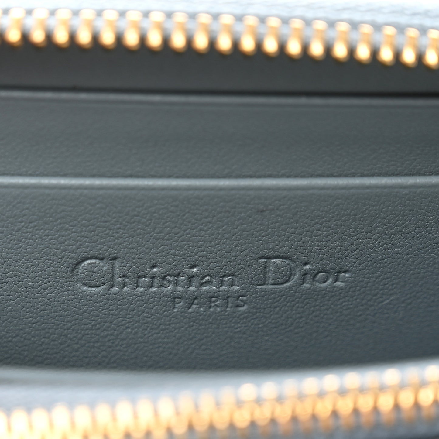 Lambskin Cannage Small Lady Dior Voyageur Coin Purse Cloud Blue