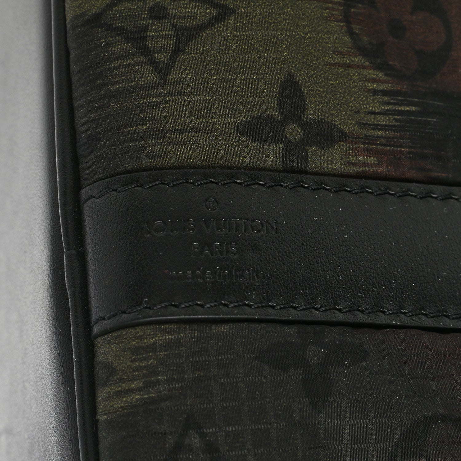 Louis Vuitton Nylon Monogram Camouflage Keepall Bandouliere 50 Kaki 5 of 8