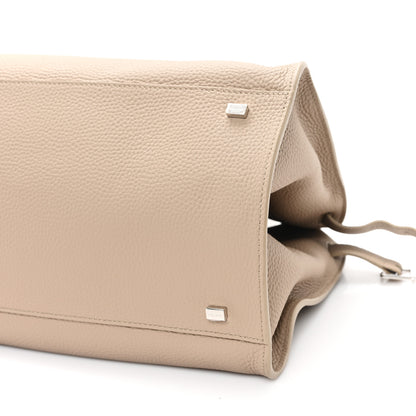 The Row Matte Grained Calfskin Soft Margaux 15 Dark Taupe 9 of 9