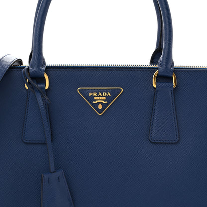 Prada Saffiano Lux Medium Galleria Double Zip Tote Bluette 7 of 11