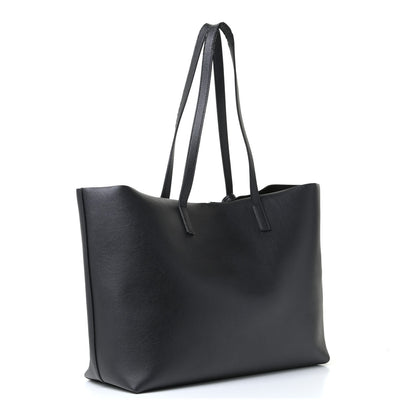 Saint Laurent Calfskin Large Shopping Tote Black 2 of 8