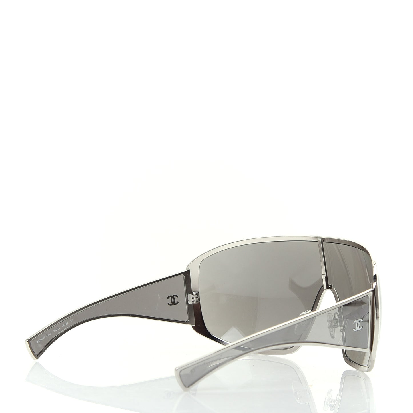 Shield Runway Sunglasses 71234 Silver
