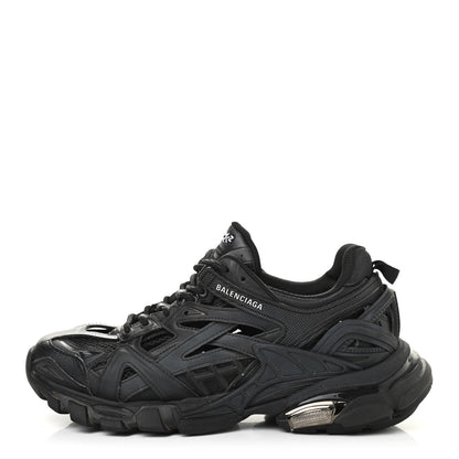 Balenciaga Rubber Mesh Womens Track.2 Open Sneakers 39 Black 1 of 16