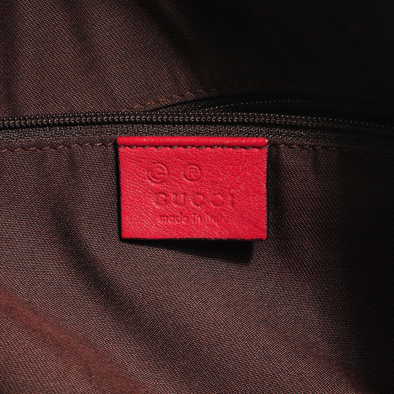 Gucci GG Plus Monogram Web Stripe Large Joy Tote Red 6 of 9