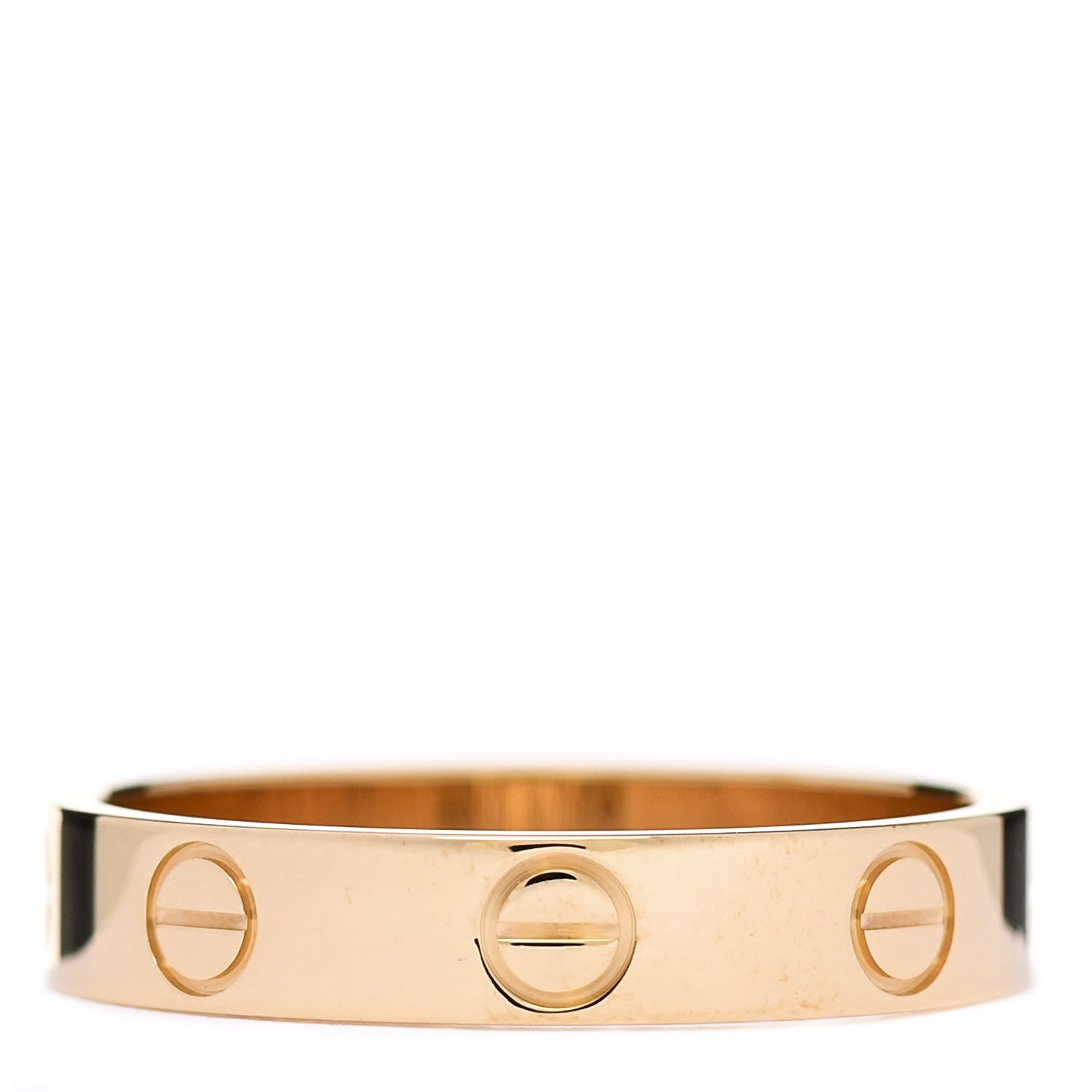 Cartier 18K Yellow Gold 3.5mm LOVE Wedding Band Ring 52 6 3 of 5