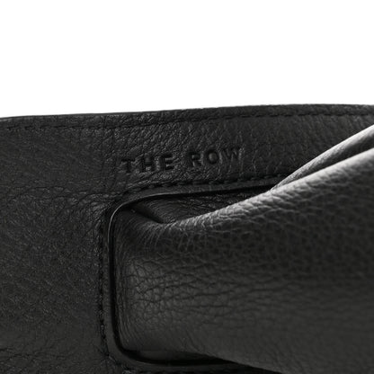 The Row Grained Calfskin Small Slouchy Banana Bag Black 6 of 11