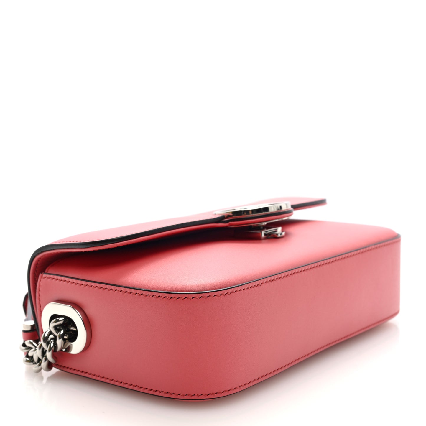 Senna Calfskin Petite GG Top Handle Shoulder Bag Pink