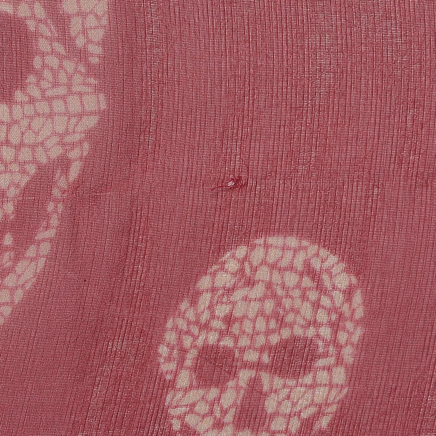 Alexander McQueen Silk Skull Dragonfly Scarf Red Ivory 5 of 6