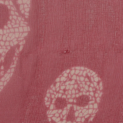 Alexander McQueen Silk Skull Dragonfly Scarf Red Ivory 5 of 6