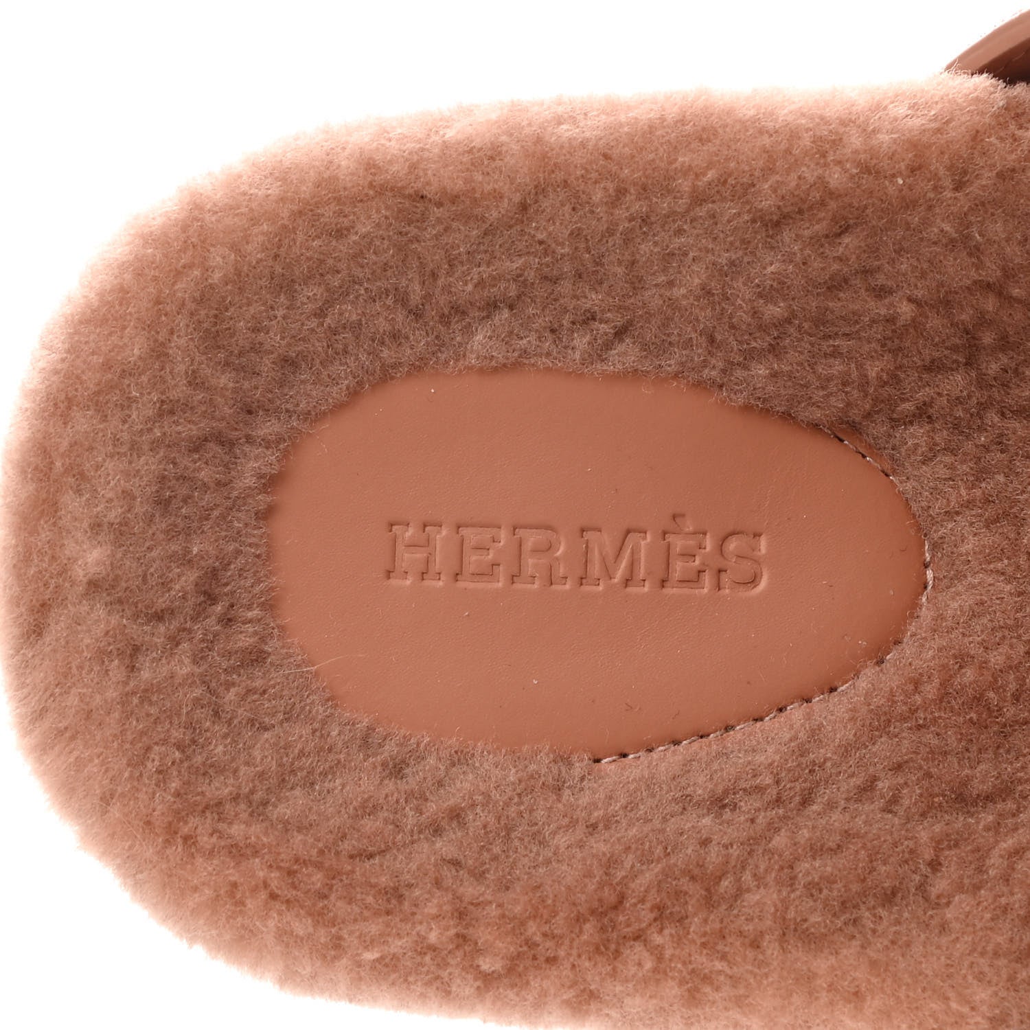 Hermes Suede Goatskin Woolskin Womens Chypre Sandals 36 Rose Aube 7 of 9