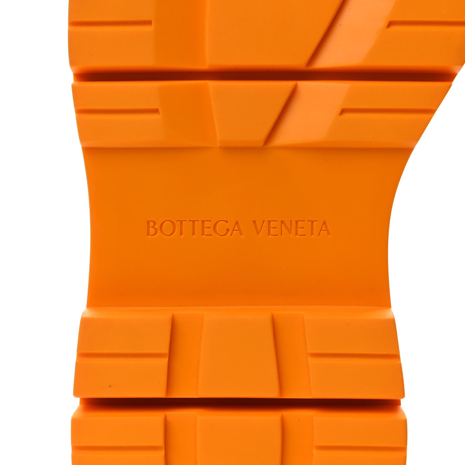 Bottega Veneta Calfskin The Tire Chelsea Boots 40.5 Black Tangerine 6 of 7