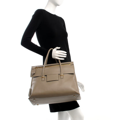 Tom Ford Smooth Calfskin Large Icon Bag Warm Taupe 2 of 7