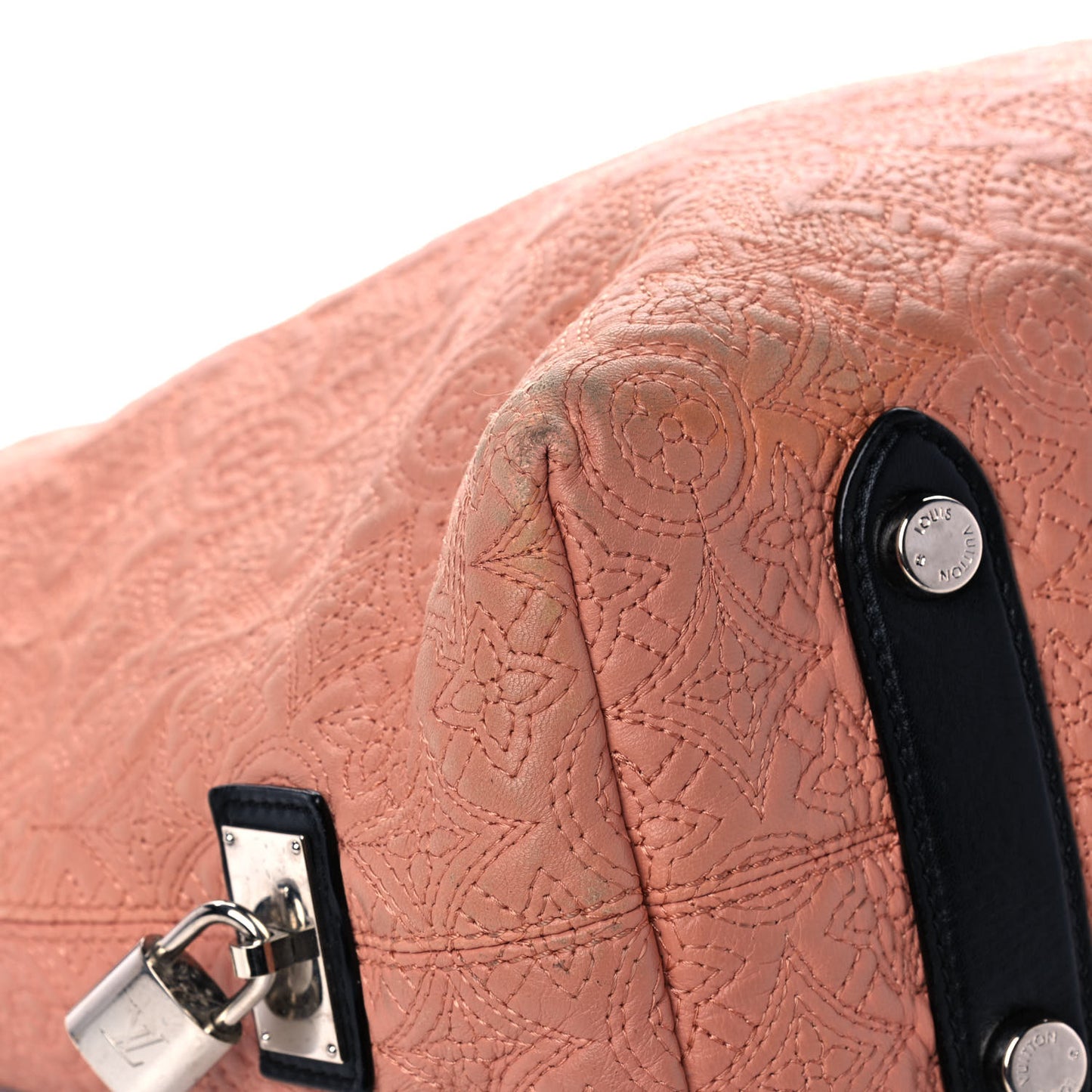 Monogram Lambskin Antheia Hobo PM Rose