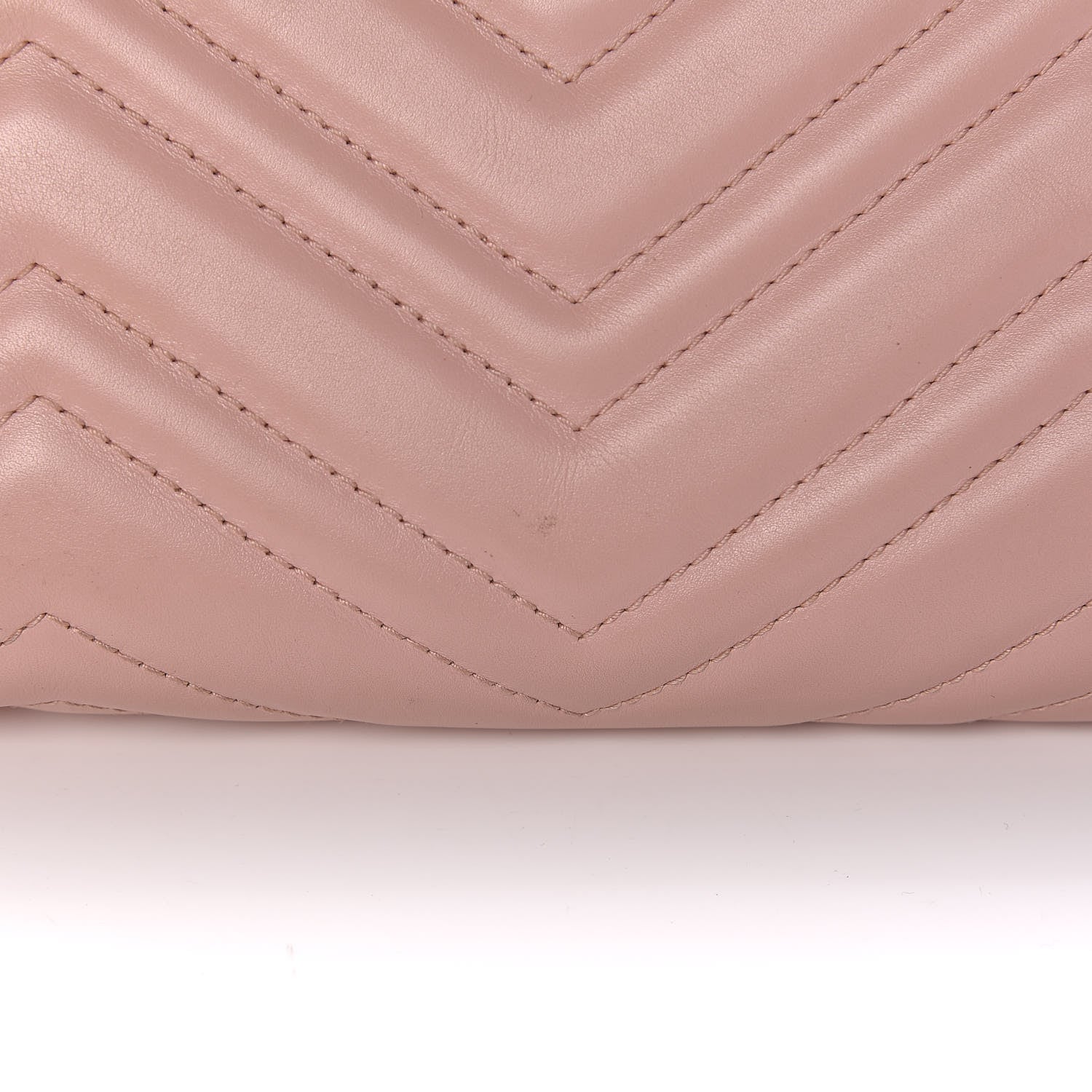 Gucci Calfskin Matelasse GG Marmont Double Zip Chain Bag Perfect Pink 19 of 19