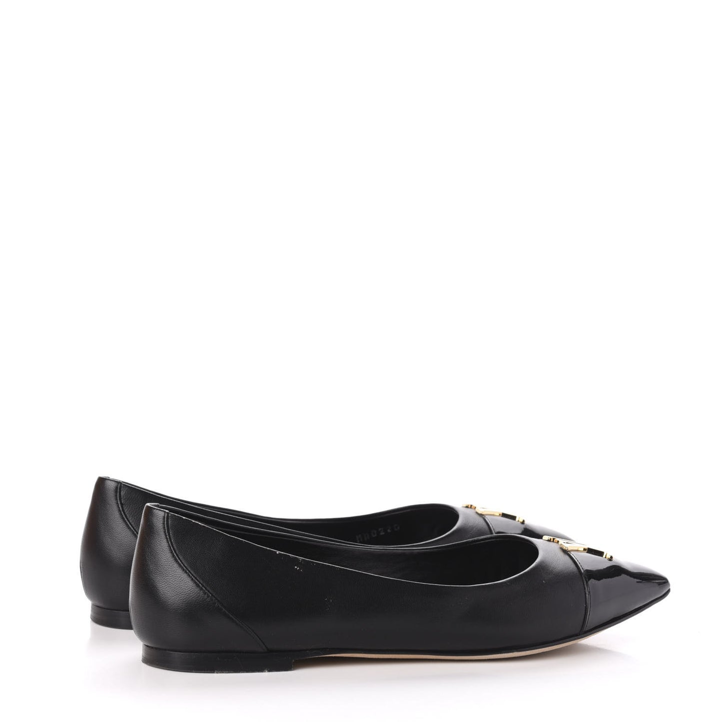Lambskin Capucines Flat Ballerinas 37.5 Black