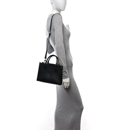 Louis Vuitton Empreinte Monogram Giant Onthego PM Black 2 of 11