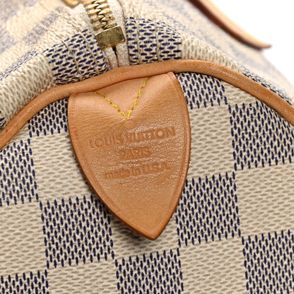 Louis Vuitton Damier Azur Speedy 30 6 of 10