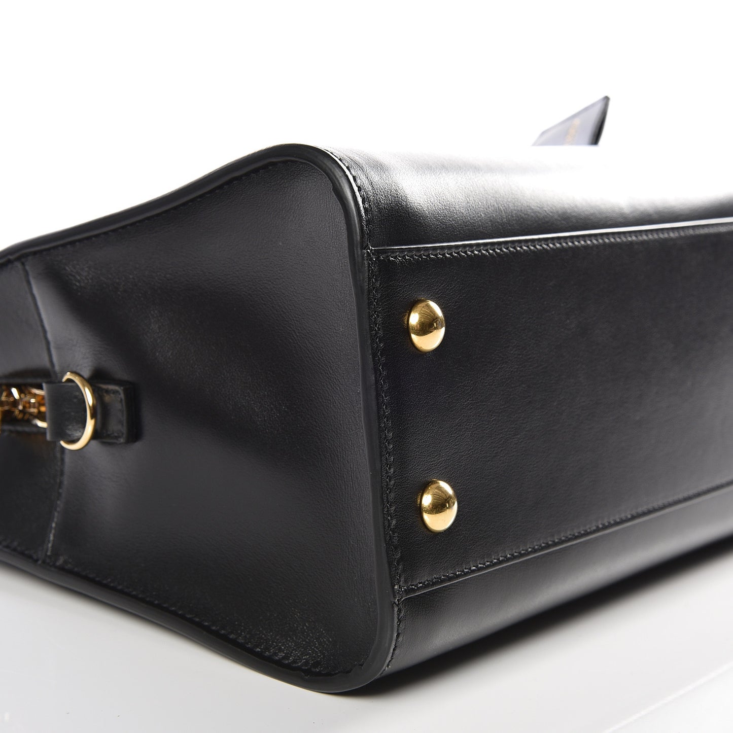 Calfskin Monogram Baby Cabas Black
