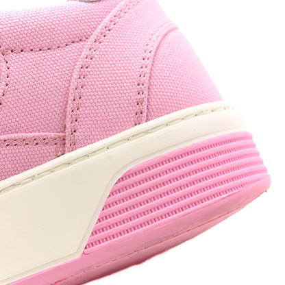 Chanel Cotton Sneakers 38 Pink White 11 of 13
