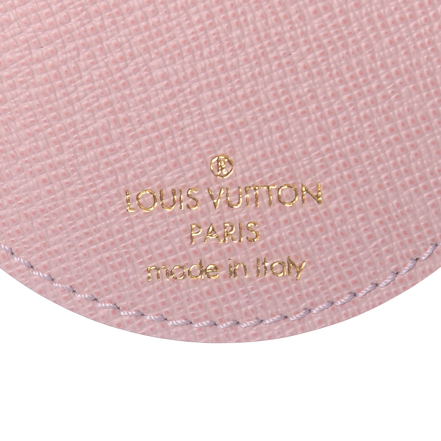 Monogram LV Mirror Bag Charm Key Holder Rose Ballerine