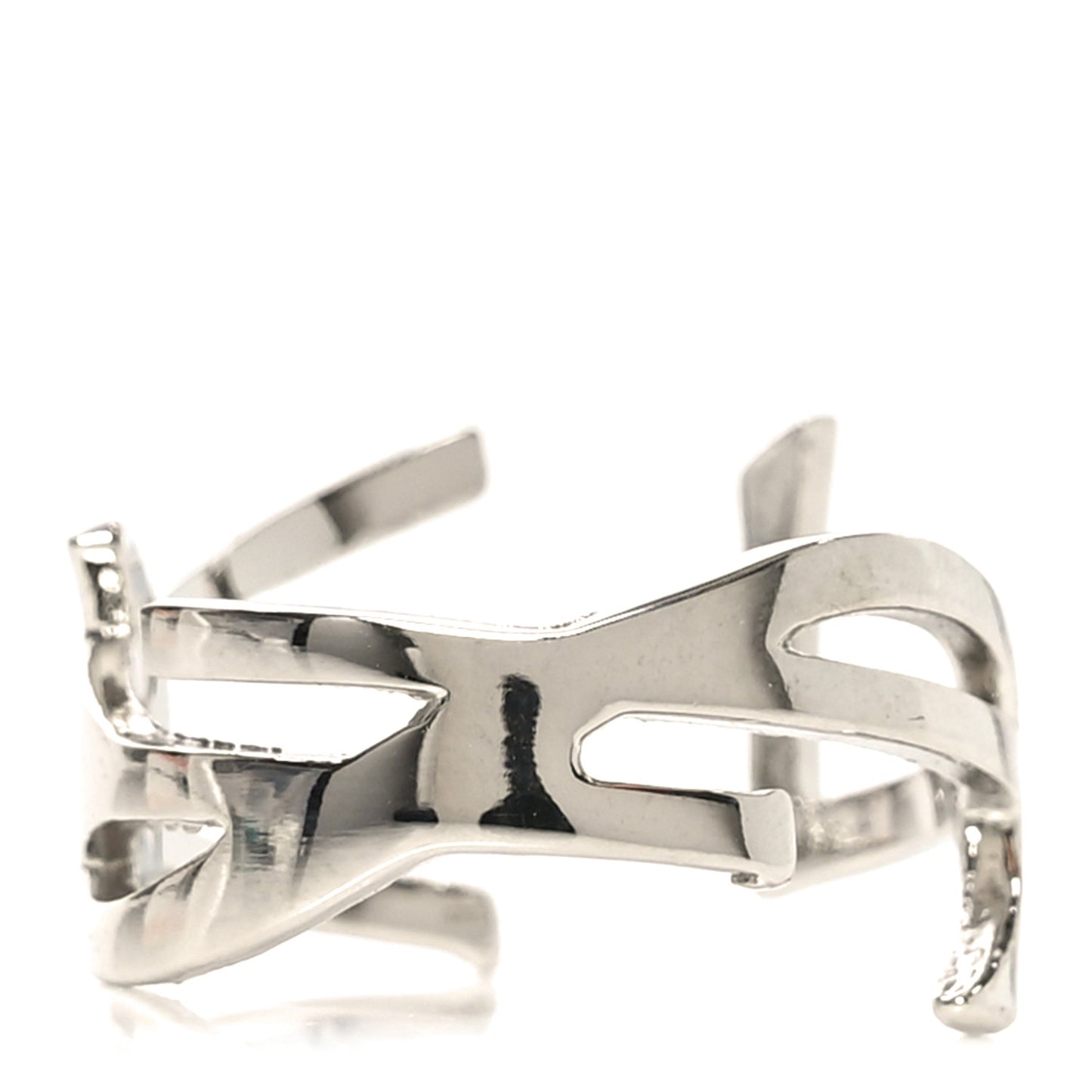 Monogram Ring 52 6 Silver
