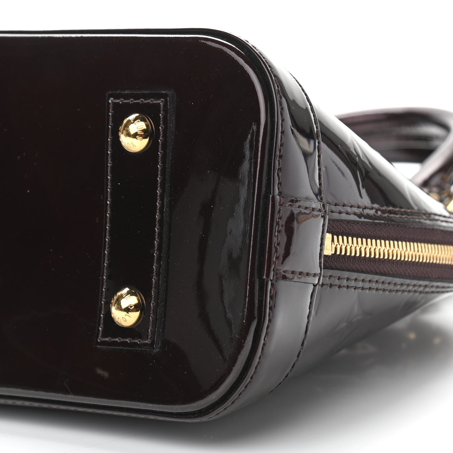 Louis Vuitton Vernis Alma BB Amarante 9 of 9