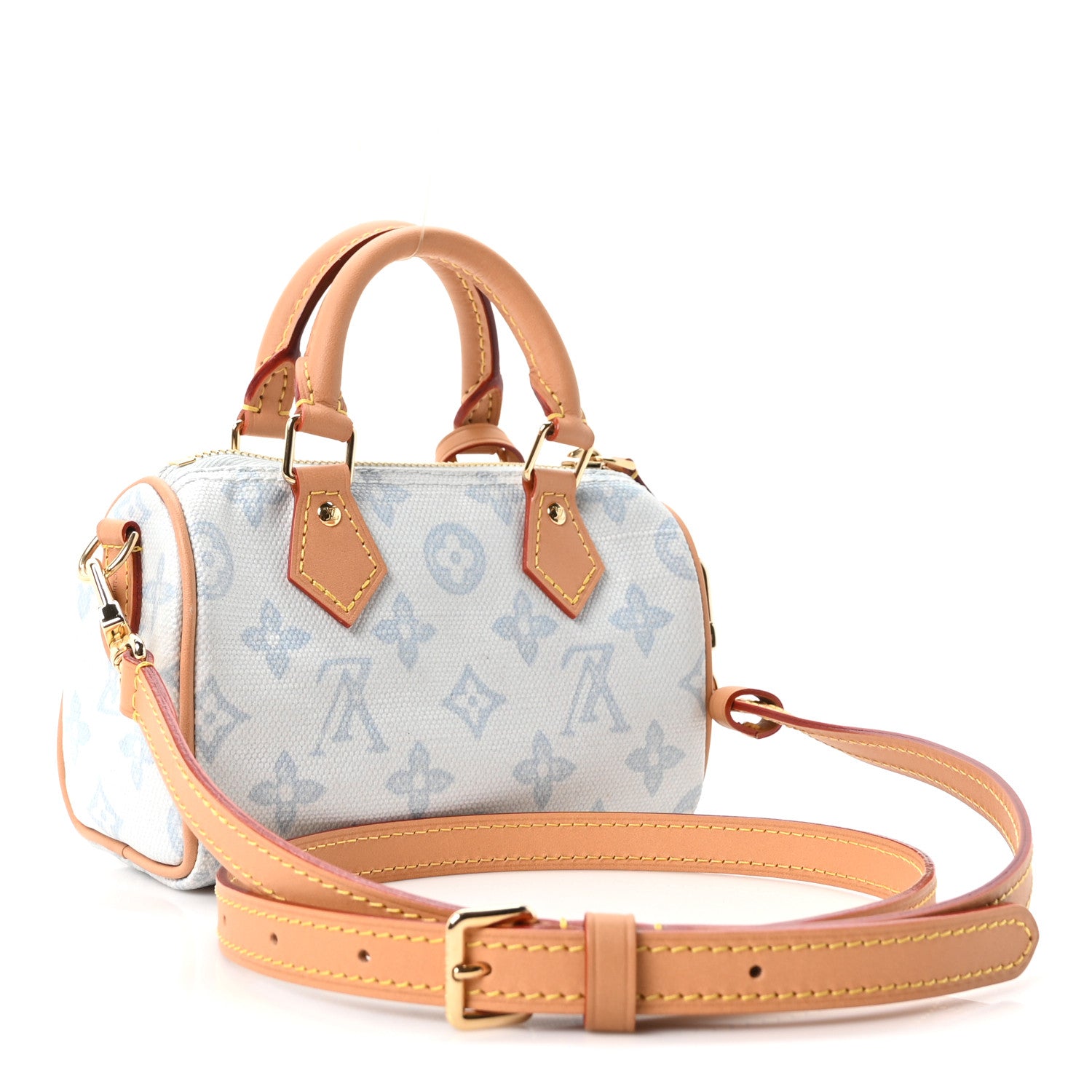 Louis Vuitton Monogram Origine Nano Speedy Bleu Courrier 3 of 10