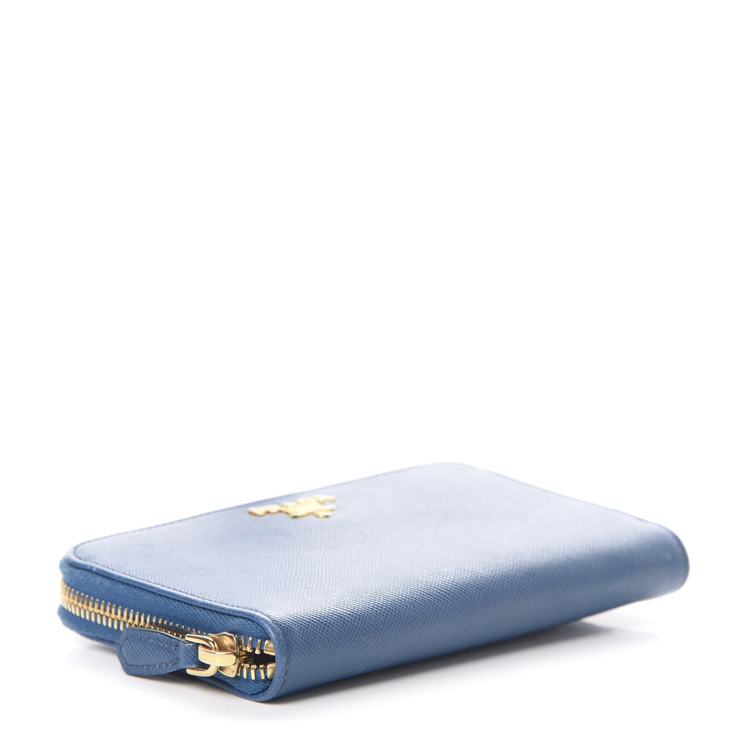 Saffiano Zip Around Wallet Cobalto
