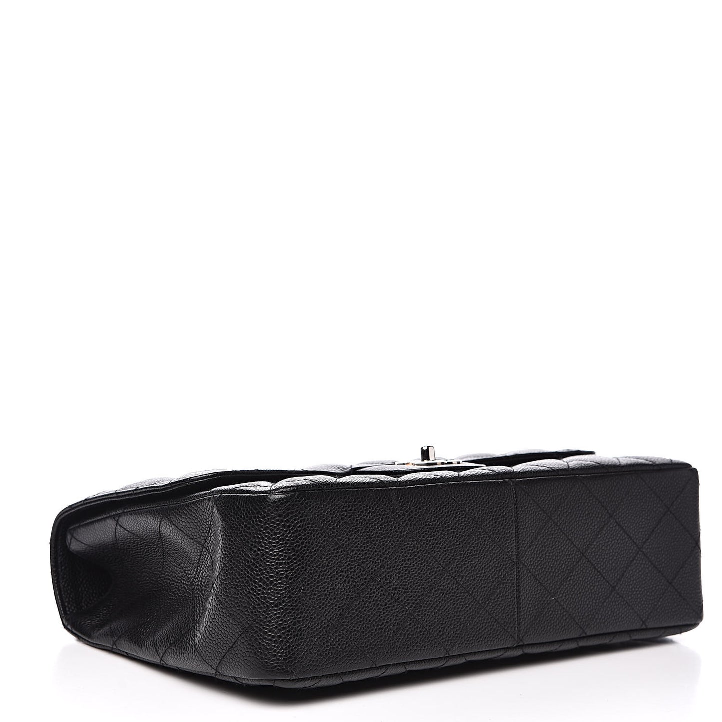 Caviar Quilted Jumbo Single Flap Black