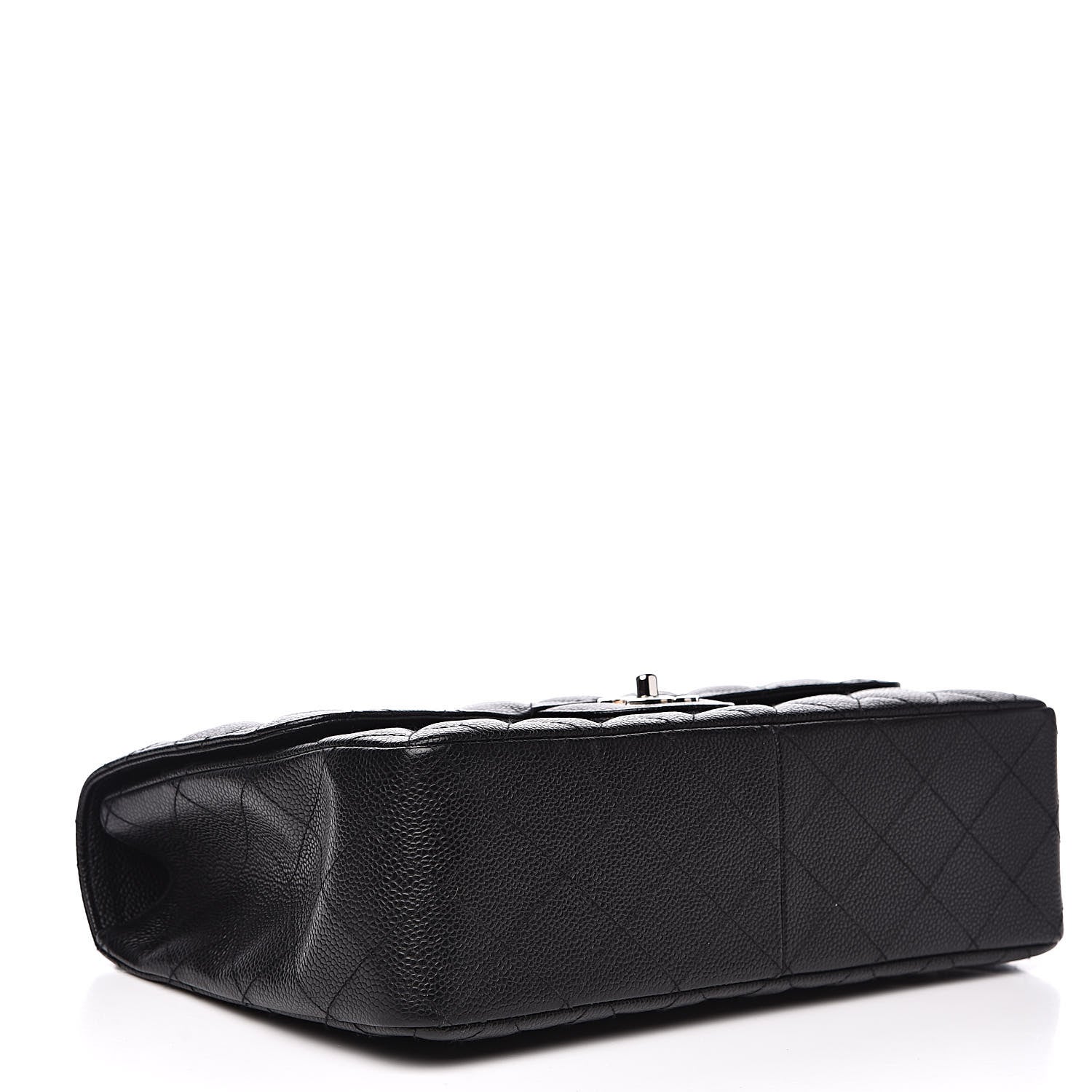 Chanel Caviar Quilted Jumbo Single Flap Black 4 of 12