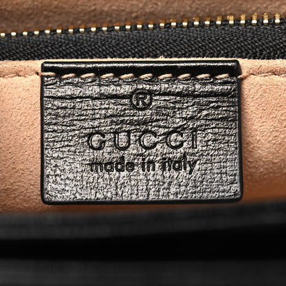 Gucci Azalea Calfskin Horsebit 1955 Shoulder Bag Black 6 of 12