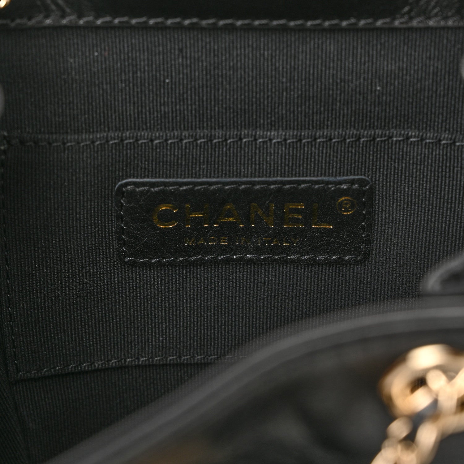 Chanel Glazed Aged Calfskin Quilted Small Duma Drawstring Backpack Black 6 of 11