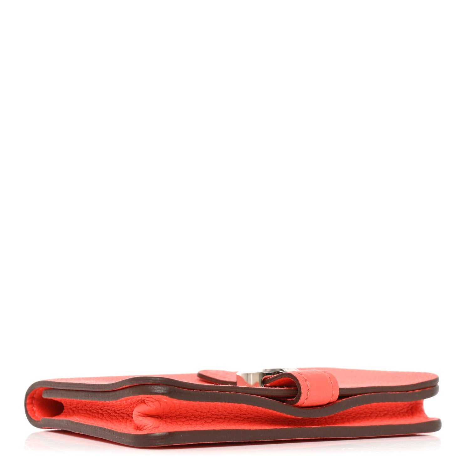 Hermes Togo Dogon Card Case Capucine 4 of 7