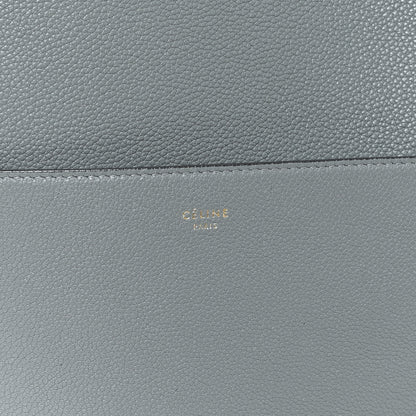 Celine Soft Grained Calfskin Sangle Bucket Bag Storm 7 of 11