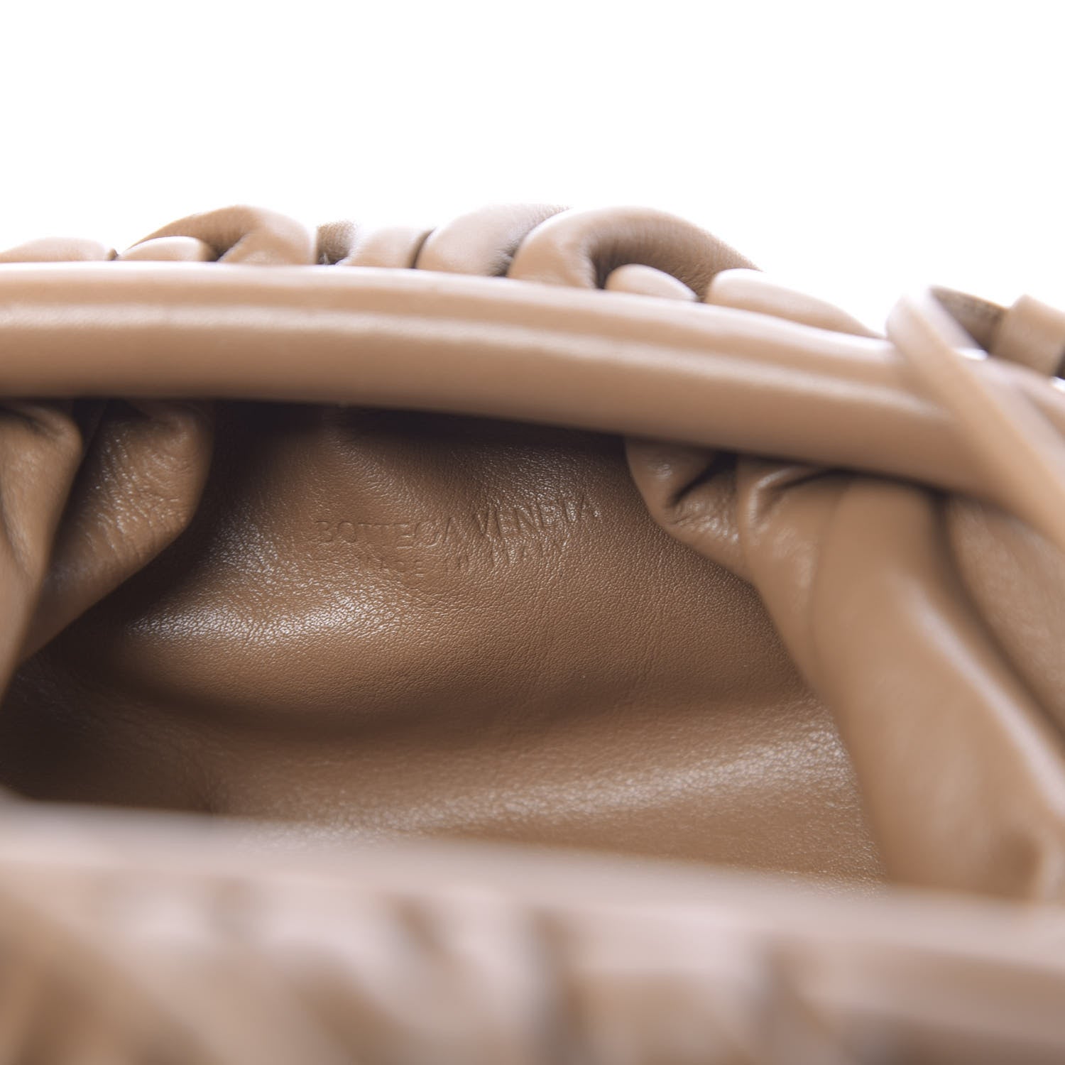 Bottega Veneta Butter Calfskin The Mini Pouch Cammello 6 of 9