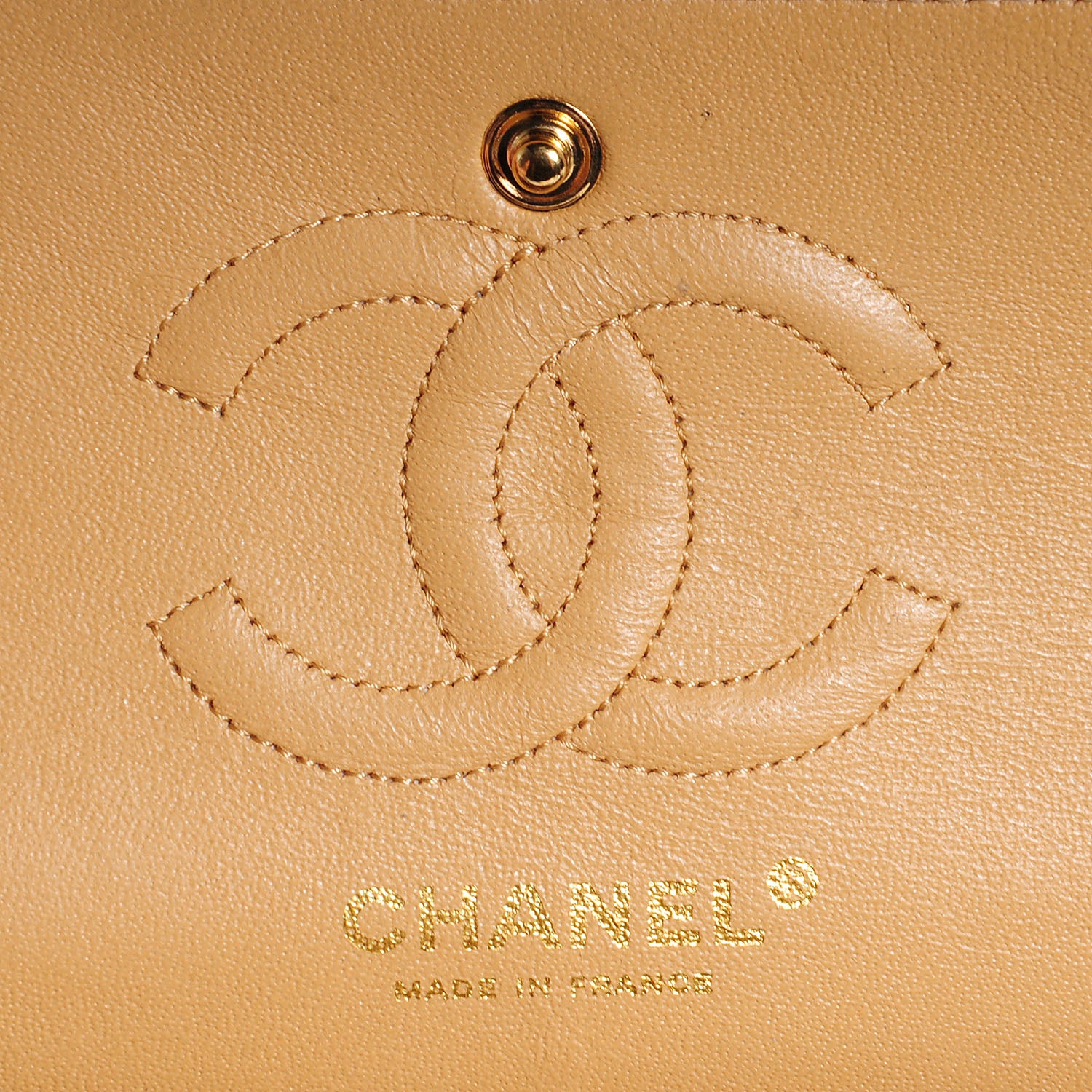 Chanel Caviar Quilted Small Double Flap Beige 7 of 10