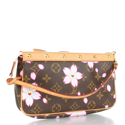 Louis Vuitton Monogram Cherry Blossom Pochette Accessories Brown 3 of 7