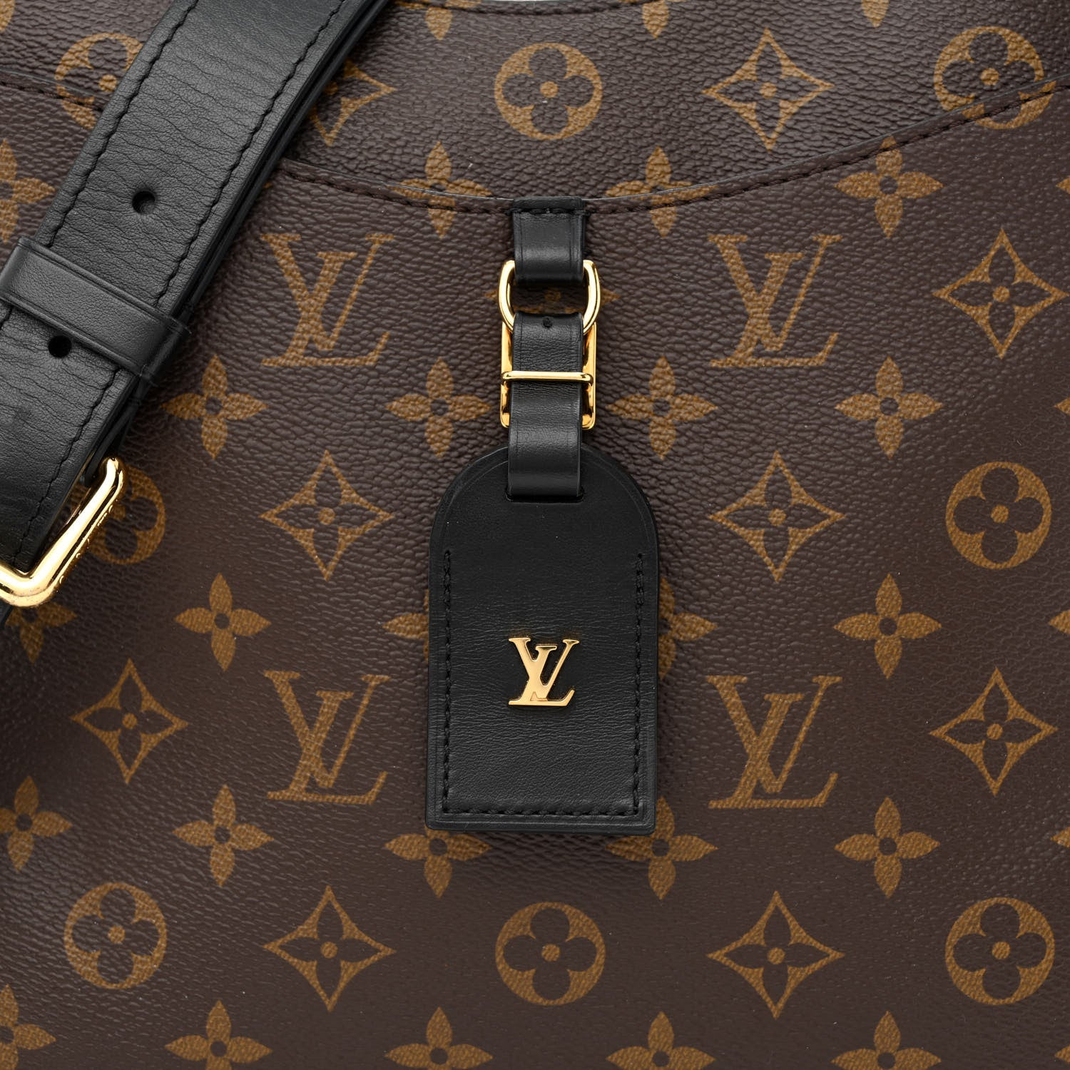 Louis Vuitton Monogram Odeon MM Black 7 of 9